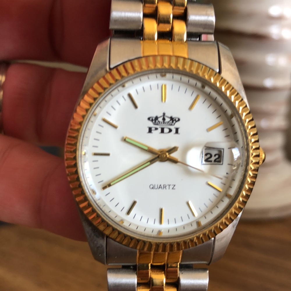 Vintage Gold/Silver Quartz Watch
